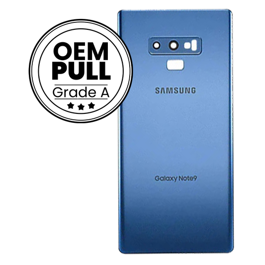 Rear Housing Back Cover without Camera Lens for Samsung Galaxy Note 9 - Ocean Blue (Oem Pull Grade A)