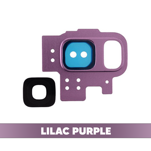 Rear Camera Glass Lens and Cover Bezel Ring for Samsung Galaxy S9 G960 - Lilac Purple