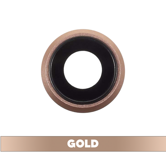 Rear Camera Glass Lens for iPhone 8 / iPhone SE (2020)- Gold