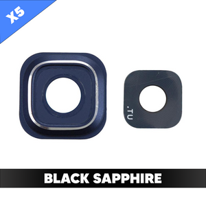 Rear Camera Lens For Samsung Galaxy Note 5 - Black Sapphire (Pack of 5)