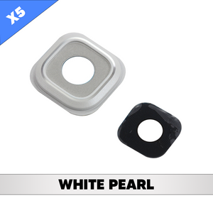 Rear Camera Lens For Samsung Galaxy Note 5 - White Pearl (Pack of 5)