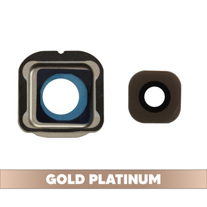 Rear Camera Lens for Samsung Galaxy S6 Edge - Gold Platinum