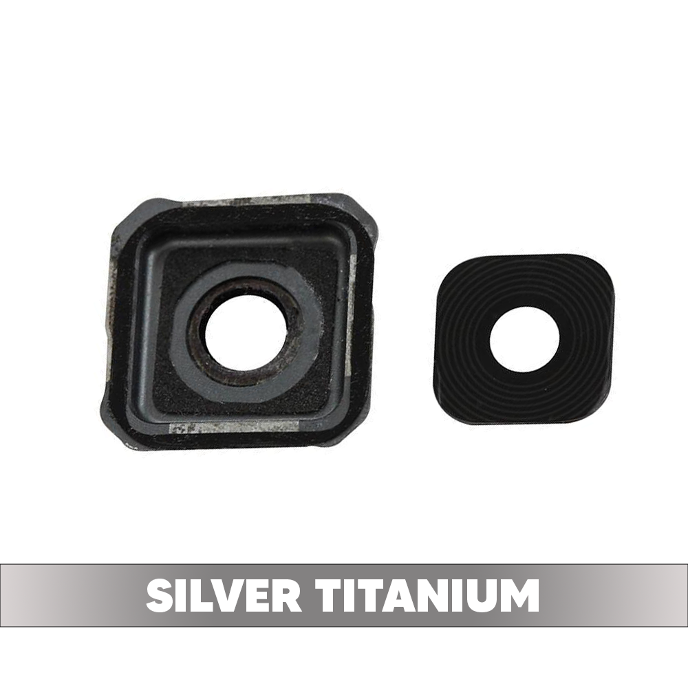 Rear Camera Lens for Samsung Galaxy S6 Edge Plus - Silver Titanium