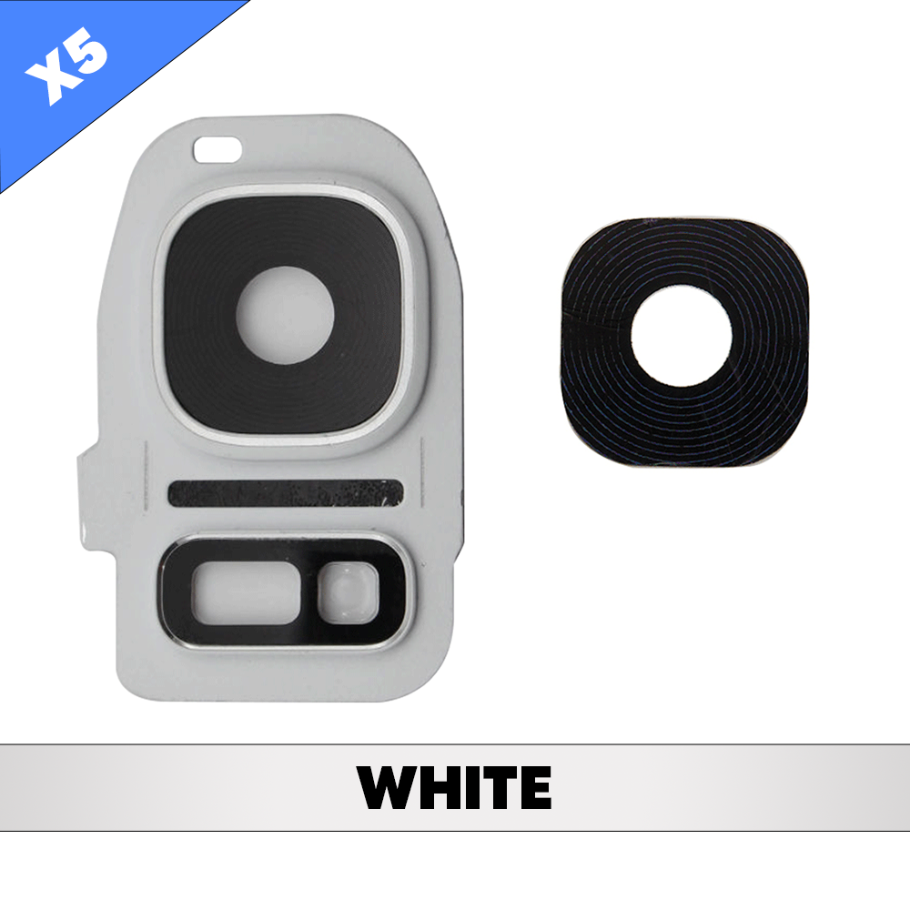 Rear Camera Lens for Samsung Galaxy S7 Edge - White