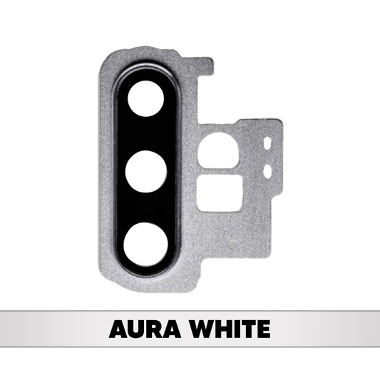 Rear Camera Lens with Bezel Ring for Samsung Galaxy Note 10 Plus / 5G (Aura White)