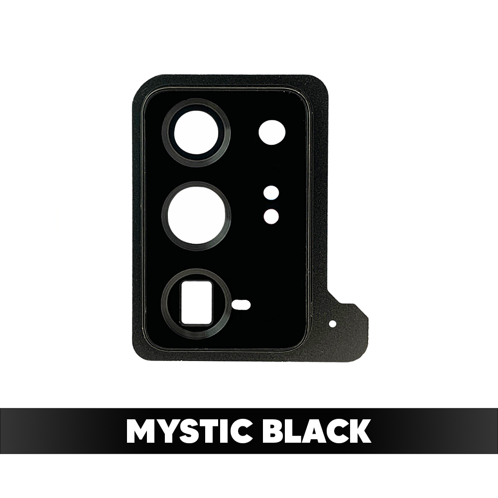 Rear Camera Lens with Bezel Ring for Samsung Galaxy Note 20 Ultra 5G (Mystic Black)