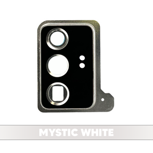 Rear Camera Lens with Bezel Ring for Samsung Galaxy Note 20 Ultra 5G (Mystic White)