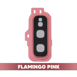 Rear Camera Lens with Bezel Ring for Samsung Galaxy S10 E (Flamingo Pink)