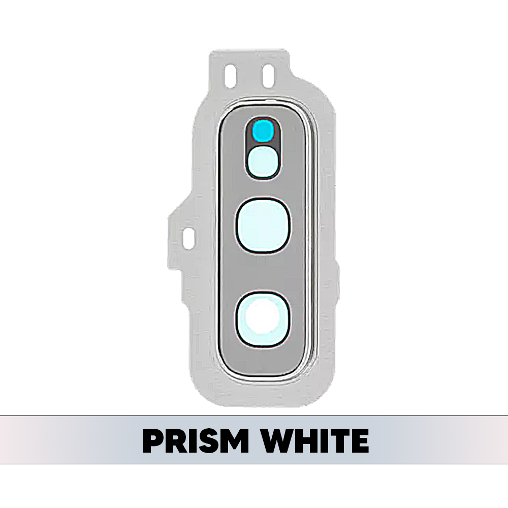 Rear Camera Lens with Bezel Ring for Samsung Galaxy S10 E (Prism White)