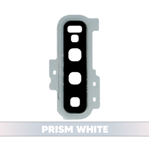 Rear Camera Lens with Bezel Ring for Samsung Galaxy S10 Plus (Prism White)