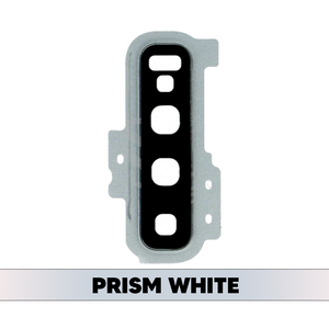 Rear Camera Lens with Bezel Ring for Samsung Galaxy S10 (Prism White)