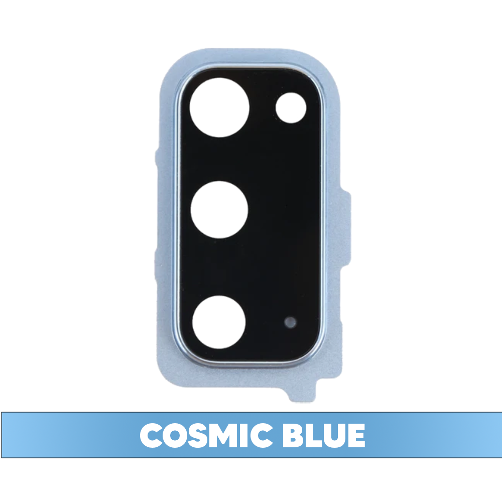 Rear Camera Lens with Bezel Ring for Samsung Galaxy S20 5G (Cloud Blue)