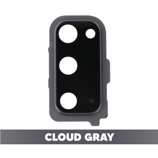 Rear Camera Lens with Bezel Ring for Samsung Galaxy S20 5G (Cloud Gray)