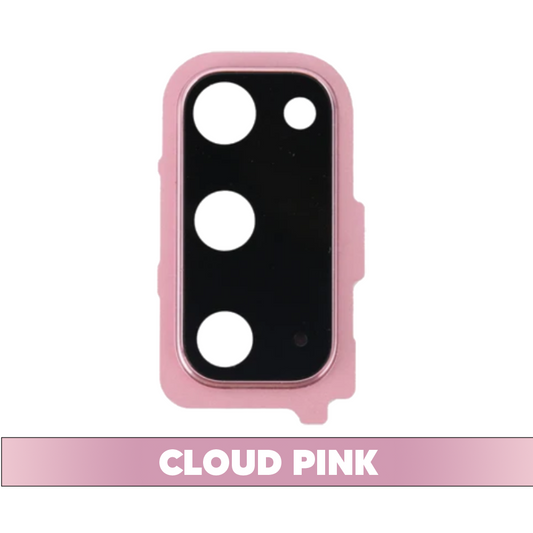 Rear Camera Lens with Bezel Ring for Samsung Galaxy S20 5G (Cloud Pink)