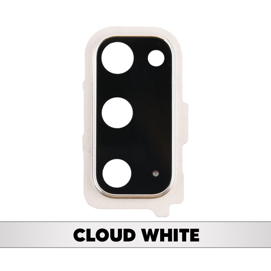 Rear Camera Lens with Bezel Ring for Samsung Galaxy S20 5G (Cloud White)
