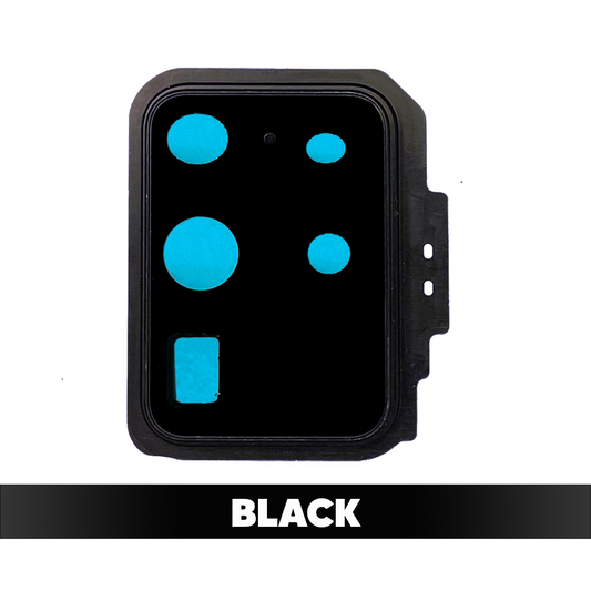 Rear Camera Lens with Bezel Ring for Samsung Galaxy S20 Ultra - (Black)