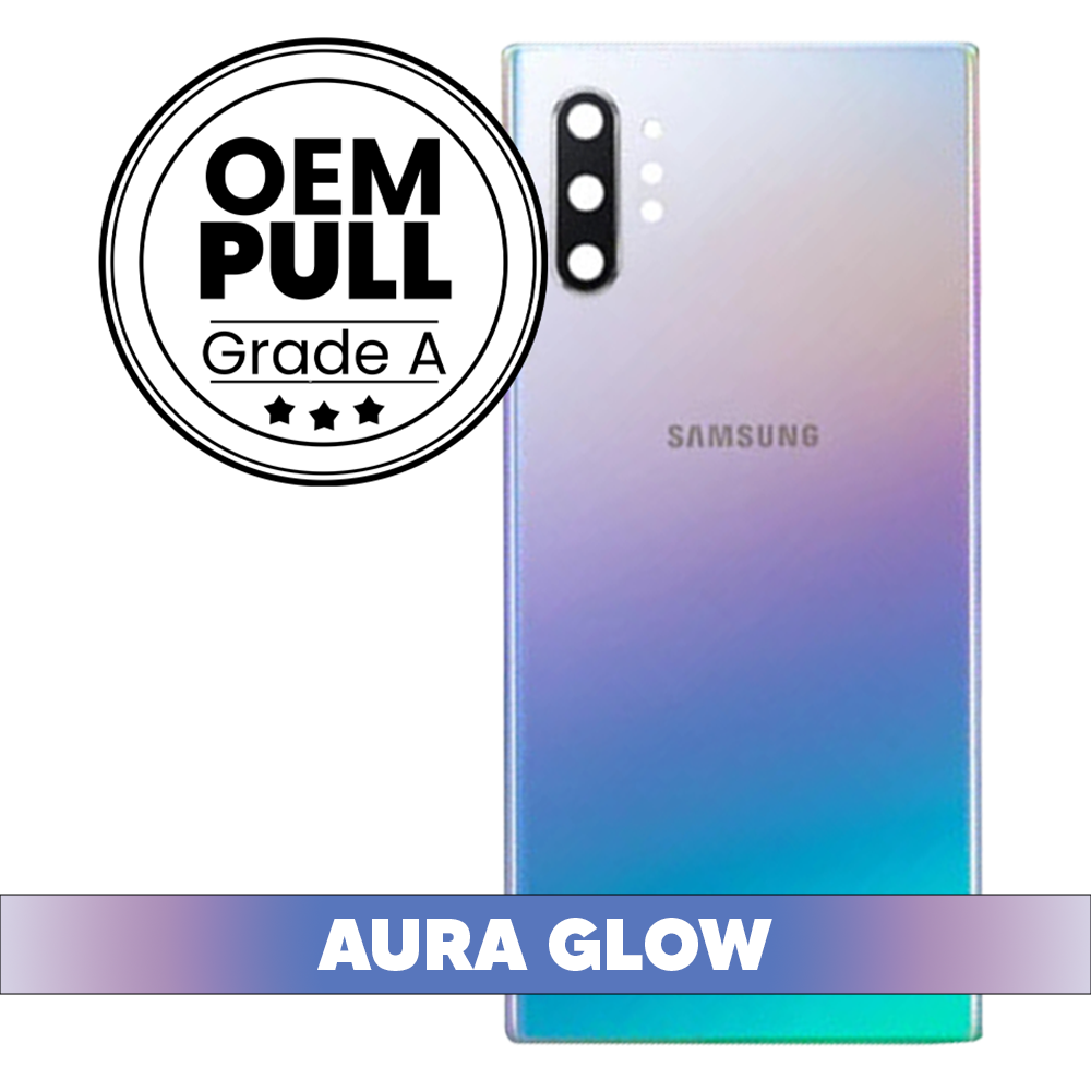Rear Housing Back Cover with Camera Lens for Samsung Galaxy Note 10 Plus - Aura Glow (Oem Pull Grade A)