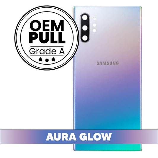 Rear Housing Back Cover with Camera Lens for Samsung Galaxy Note 10 Plus - Aura Glow (Oem Pull Grade A)