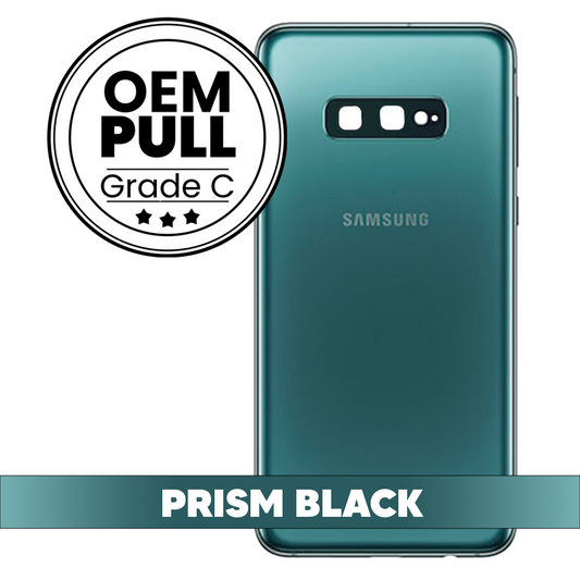 Rear Housing Back Cover with Camera Lens for Samsung Galaxy S10E - Prism Green (Oem Pull Grade C)