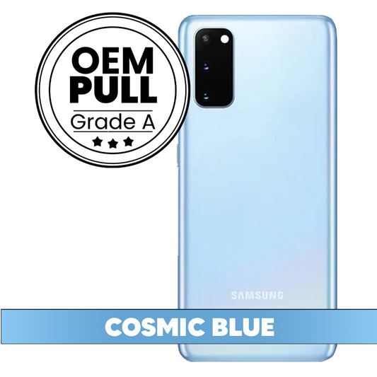 Rear Housing Back Cover with Camera Lens for Samsung Galaxy S20 - Cloud Blue (Oem Pull Grade A)