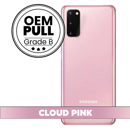 Rear Housing Back Cover with Camera Lens for Samsung Galaxy S20 - Cloud Pink (Oem Pull Grade B)