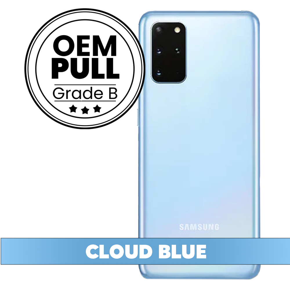 Rear Housing Back Cover with Camera Lens for Samsung Galaxy S20 Plus - Cloud Blue (Oem Pull Grade B)