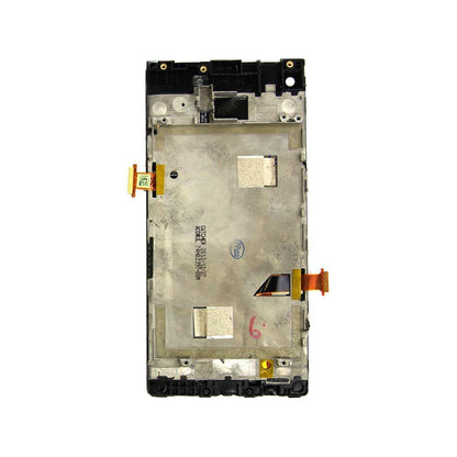 LCD + Touch Screen Digitizer with frame for HTC Windows 8X 6990L - Black - image 2
