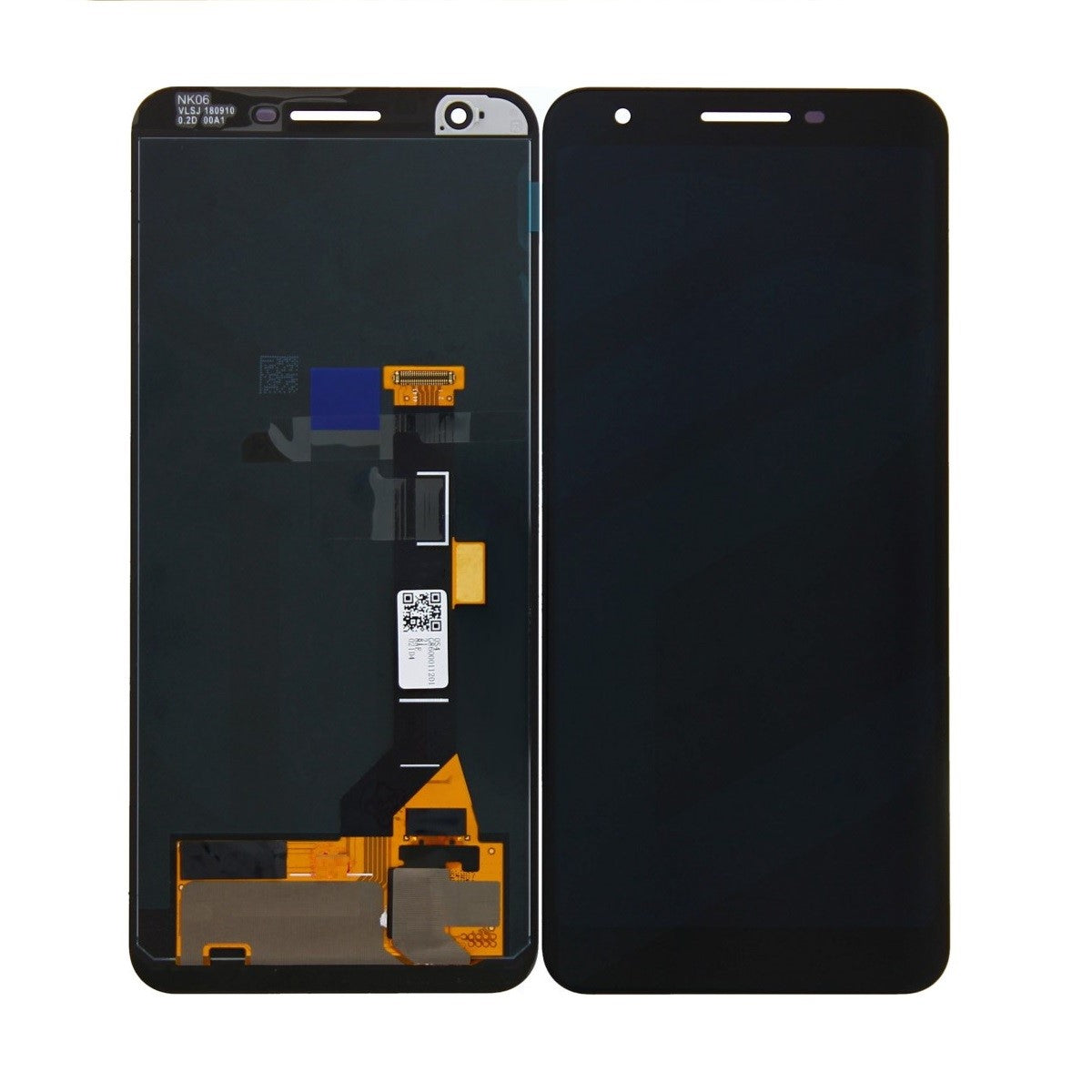 LCD and Touch Screen Digitizer without Frame for Google Pixel 3A - Black (OEM)