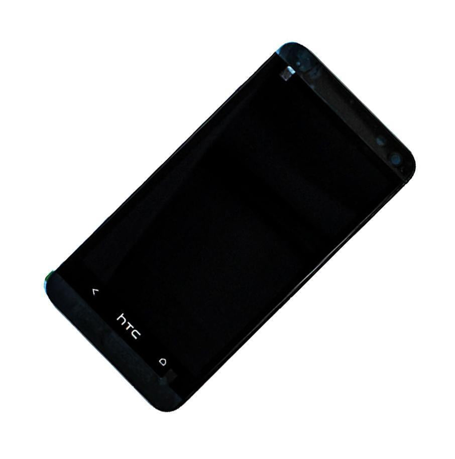 LCD + Touch Screen Digitizer with Frame for HTC One M7 801e Black - image 2