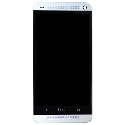 LCD + Touch Screen Digitizer with Frame for HTC One M7 801e Silver