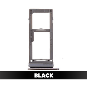 Sim Card Tray and MicroSD Card Tray for Samsung Galaxy S9 G960/ S9 Plus G965 - Black (OEM)