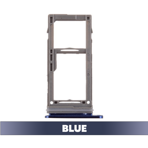 Sim Card Tray and MicroSD Card Tray for Samsung Galaxy S9 G960/ S9 Plus G965 - Blue