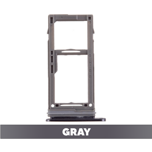 Sim Card Tray and MicroSD Card Tray for Samsung Galaxy S9 G960/ S9 Plus G965 - Gray