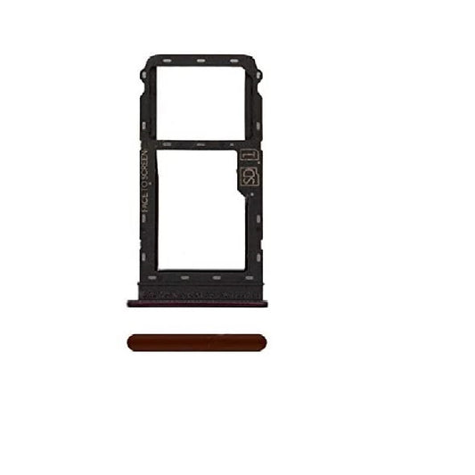 Sim Card Tray for Motorola Moto G8 Plus (XT2019-2) - Red (Premium)