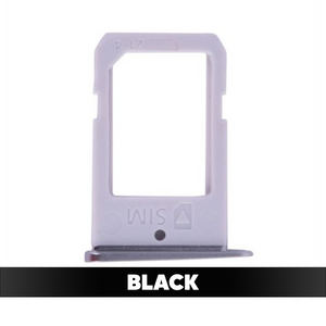 Sim Card Tray for Samsung Galaxy S6 Edge - Black