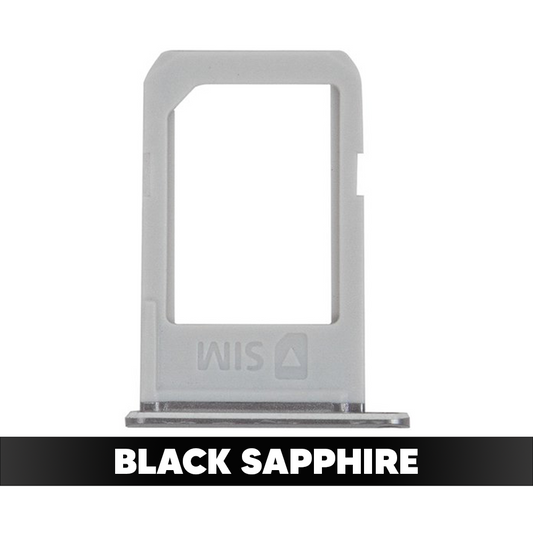 Sim Card Tray for Samsung Galaxy S6 Edge Plus - Black Sapphire