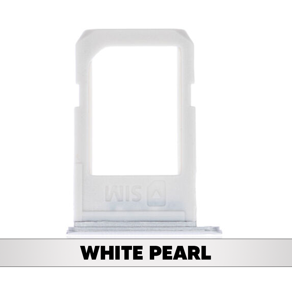 Sim Card Tray for Samsung Galaxy S6 Edge Plus - White Pearl