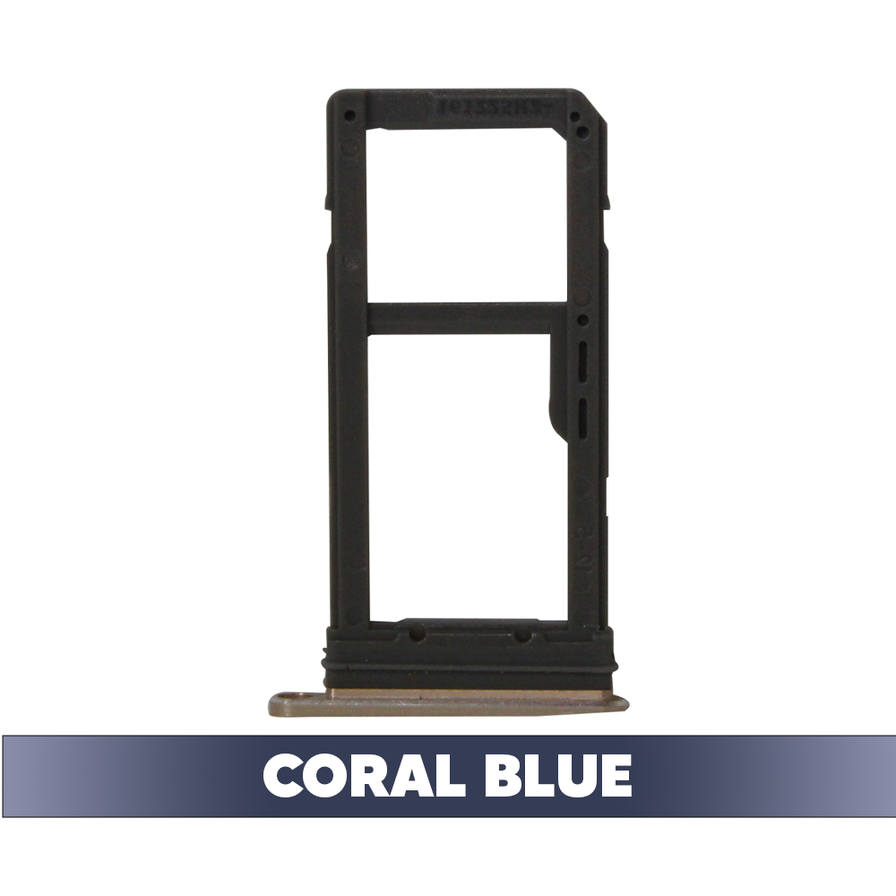 Sim Card Tray for Samsung Galaxy S7 Edge - Coral Blue