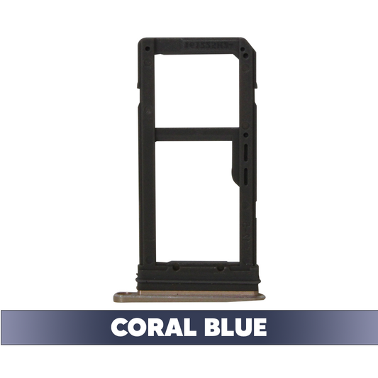 Sim Card Tray for Samsung Galaxy S7 Edge - Coral Blue