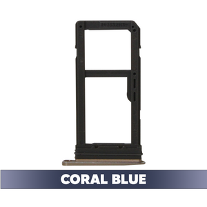 Sim Card Tray for Samsung Galaxy S7 Edge - Coral Blue