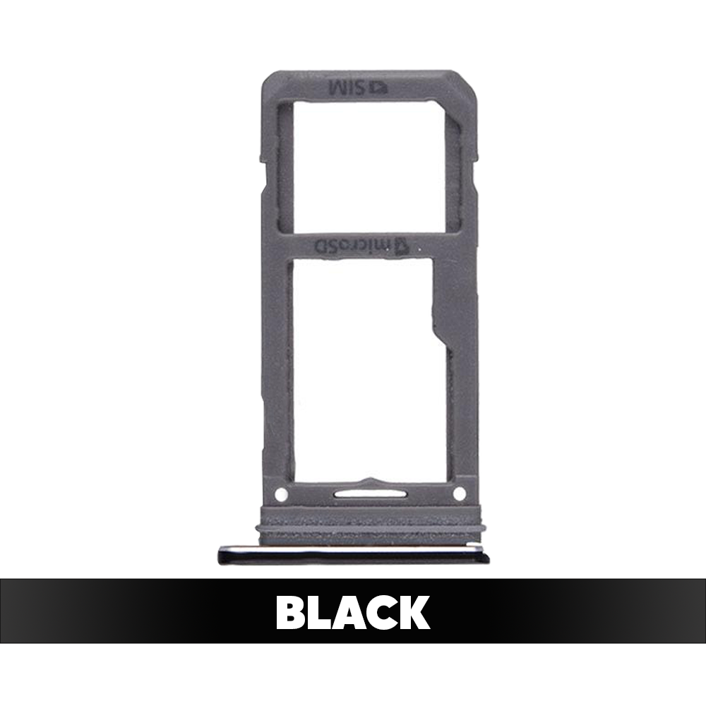 Sim Card Tray for Samsung Galaxy S8/S8 Plus - Black (OEM)