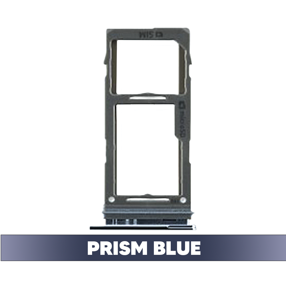 Single Sim Card Holder for Samsung Galaxy S10 / S10 Plus (Prism Blue)