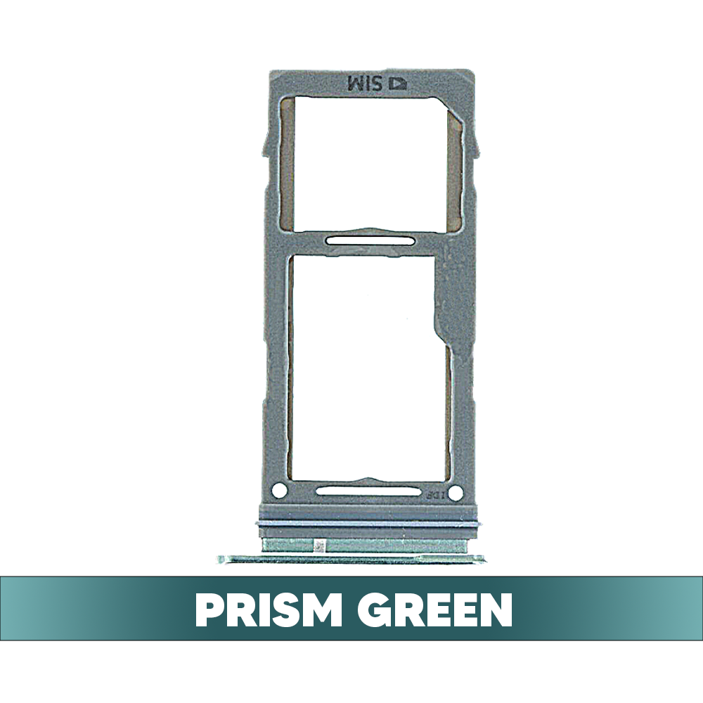 Single Sim Card Holder for Samsung Galaxy S10 / S10 Plus (Prism Green)