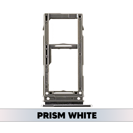 Single Sim Card Holder for Samsung Galaxy S10 / S10 Plus (Prism White)
