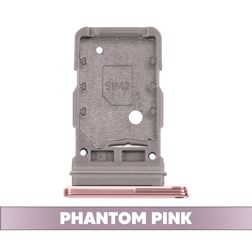 Single Sim Card Holder for Samsung Galaxy S21 5G (Phantom Pink)
