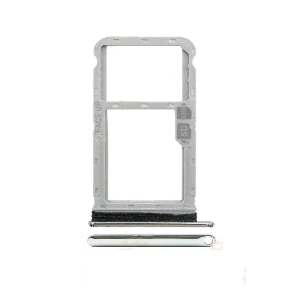 Single Sim Card Tray for Motorola Moto G8/G8 Fast (XT2045) - White (Premium)