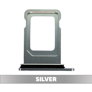 Single Sim Card Tray for iPhone 12 Pro / iPhone 12 Pro Max (Silver)