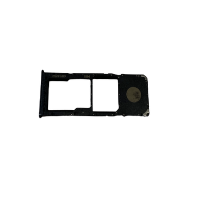 Single Sim Tray For Samsung Galaxy A20 (A205/2019)/A30 (A305/2019)/A50 (A505/2019) (Black) (OEM)