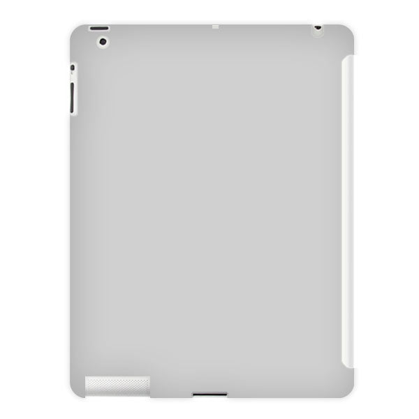 Rubberized Smart TPU Cover Case for iPad 2 Gray