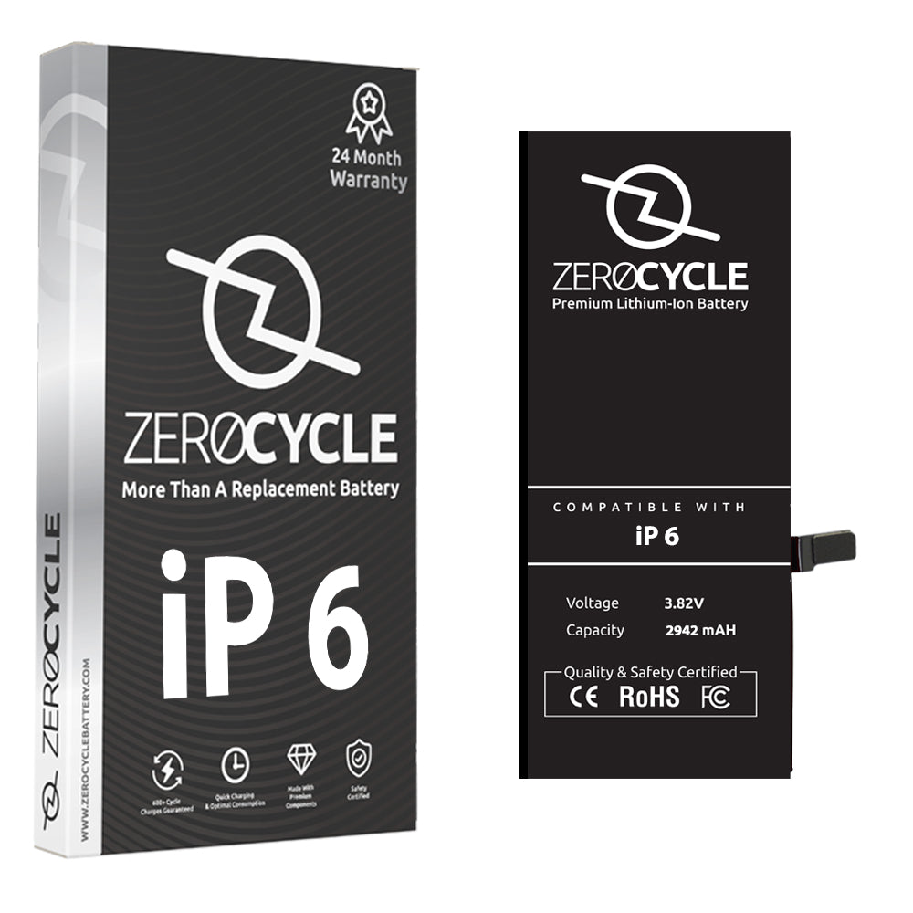ZeroCycle Battery for iPhone 6 1810mAH Li-Ion Premium